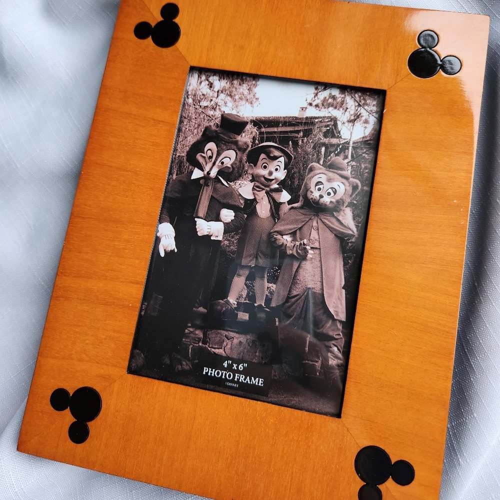 Disney Photo Frame - Mickey Mouse Icons - Wood - 4"x 6"